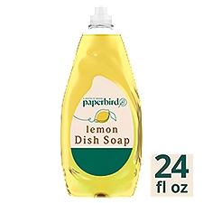 Paperbird Lemon Dish Soap, 24 fl oz, 24 Fluid ounce