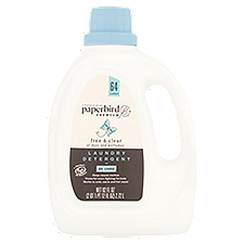 Paperbird Premium Free & Clear, Laundry Detergent, 92 Fluid ounce