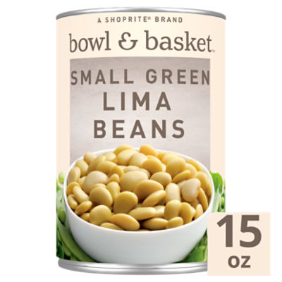 Bowl & Basket Small Green Lima Beans, 15 oz, 15 Ounce
