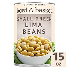 Bowl & Basket Small Green, Lima Beans, 15 Ounce