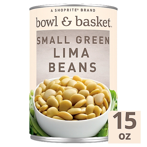 Bowl & Basket Small Green Lima Beans, 15 oz