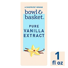 Bowl & Basket Pure Vanilla Extract, 1 fl oz, 1 Fluid ounce