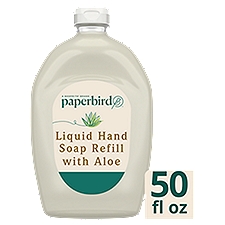 Paperbird Liquid Hand Soap Refill with Aloe, 50 fl oz