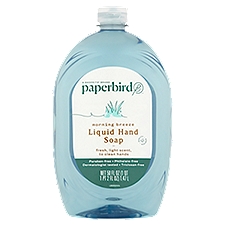 Paperbird Morning Breeze, Liquid Hand Soap, 50 Fluid ounce
