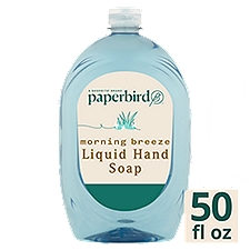 Paperbird Morning Breeze Liquid Hand Soap, 50 fl oz