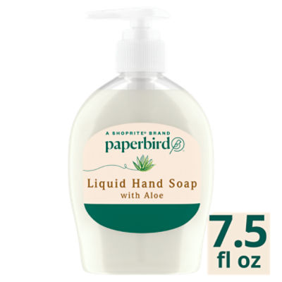 Paperbird Liquid Hand Soap with Aloe, 7.5 fl oz