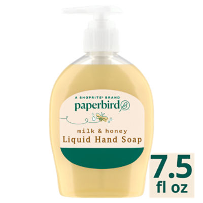 Paperbird Milk & Honey Liquid Hand Soap, 7.5 fl oz