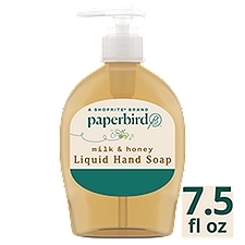 Paperbird Milk & Honey Liquid Hand Soap, 7.5 fl oz