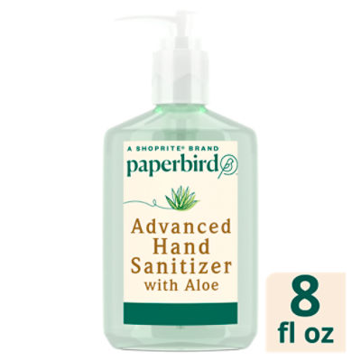 Paperbird Advanced Hand Sanitizer with Aloe, 8 fl oz