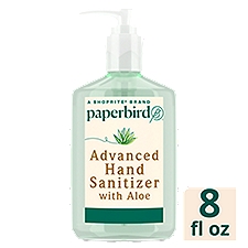 Paperbird Advanced Hand Sanitizer with Aloe, 8 fl oz, 8 Fluid ounce
