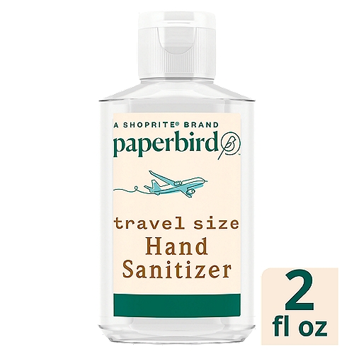Paperbird Hand Sanitizer Travel Size, 2 fl oz