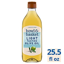 Bowl & Basket Light Tasting, Olive Oil, 25.5 Fluid ounce