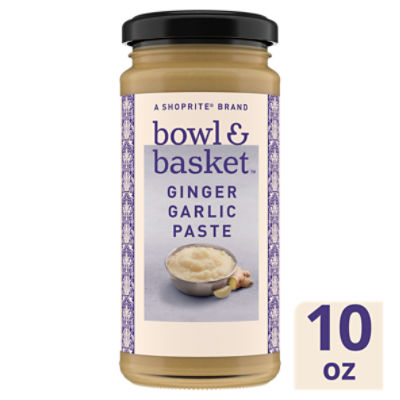 Bowl & Basket Ginger Garlic Paste, 10 oz, 10 Ounce