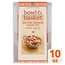 Bowl & Basket Mild Spicy Butter Chicken Sauce Kit, 10 oz, 10 Ounce