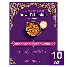 Bowl & Basket Specialty Mixed Vegetables Navratan Korma Curry, 10 oz, 10 Ounce