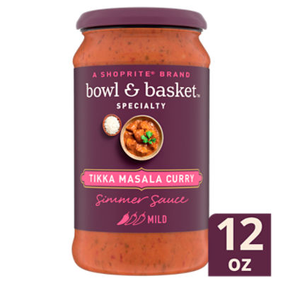 Bowl & Basket Specialty Tikka Masala Curry Simmer Sauce, 12 oz