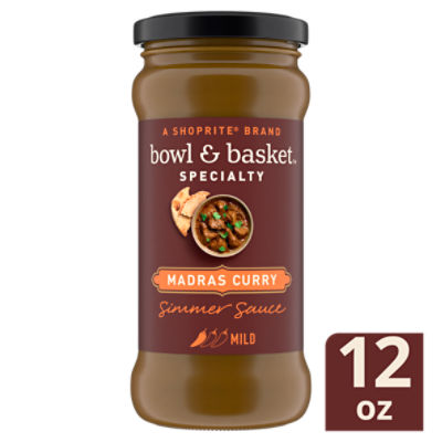 Bowl & Basket Specialty Madras Curry Simmer Sauce, 12 oz