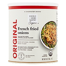 Wholesome Pantry Organic Original, French Fried Onions, 6 Ounce