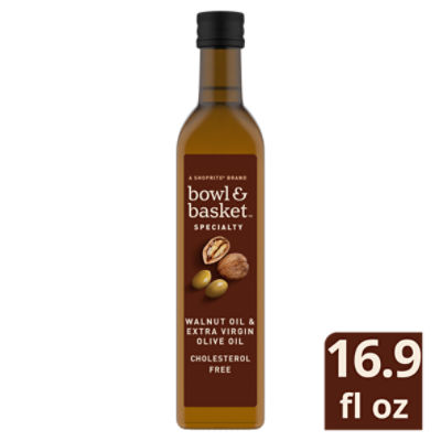 Bowl & Basket Specialty Walnut Oil & Extra Virgin Olive Oil, 16.9 fl oz, 16.9 Fluid ounce