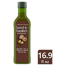 Bowl & Basket Specialty Walnut Oil & Extra Virgin Olive Oil, 16.9 fl oz
