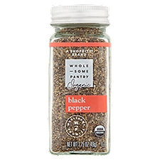 Wholesome Pantry Organic Black Pepper, 1.75 oz, 1.75 Ounce