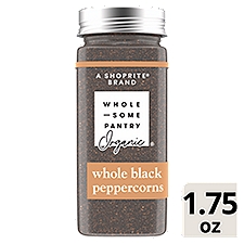 Wholesome Pantry Organic Whole Black Peppercorns, 1.75 oz
