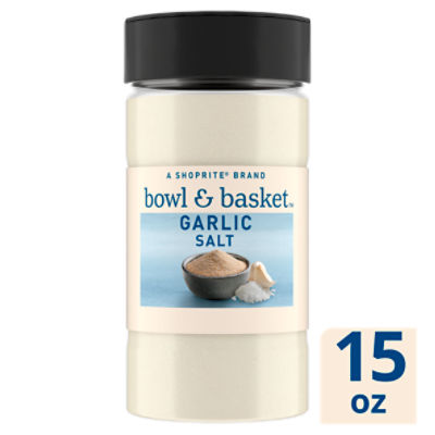 Bowl & Basket Garlic Salt, 15 oz, 15 Ounce