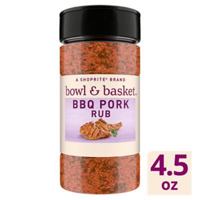 Bowl & Basket BBQ Pork Rub, 4.5 oz, 4.5 Ounce