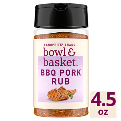 Bowl & Basket BBQ Pork Rub, 4.5 oz, 4.5 Ounce