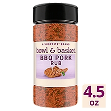 Bowl & Basket BBQ Pork Rub, 4.5 oz, 4.5 Ounce