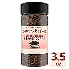 Bowl & Basket Whole, Black Peppercorns, 3.5 Ounce
