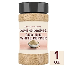 Bowl & Basket Ground White Pepper, 1 oz, 1 Ounce