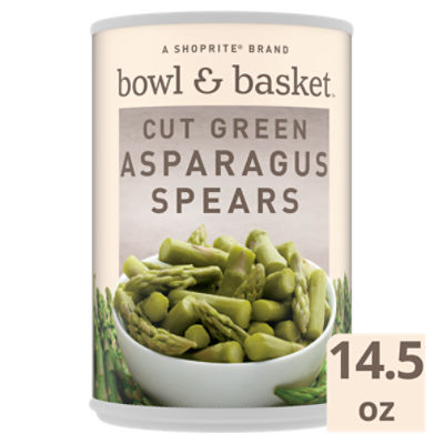 Bowl & Basket Cut Green Asparagus Spears, 14.5 oz, 14.5 Ounce
