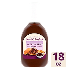 Bowl & Basket Sweet & Spicy Barbecue Sauce, 18 oz, 18 Ounce