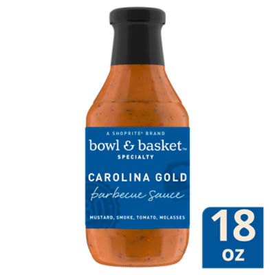 Bowl & Basket Specialty Carolina Gold Barbecue Sauce, 18 oz, 18 Ounce