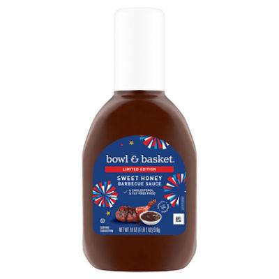 Bowl & Basket Sweet Honey Barbecue Sauce, 18 oz