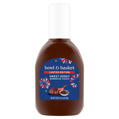 Bowl & Basket Sweet Honey Barbecue Sauce, 18 oz, 18 Ounce