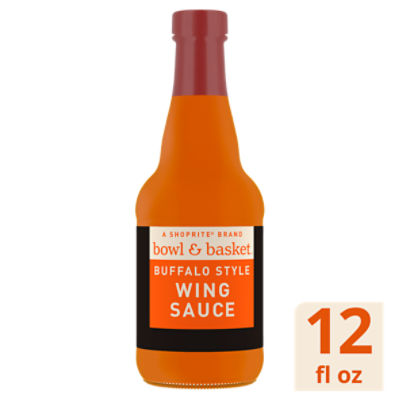 Bowl & Basket Buffalo Style Wing Sauce, 12 fl oz, 12 Fluid ounce