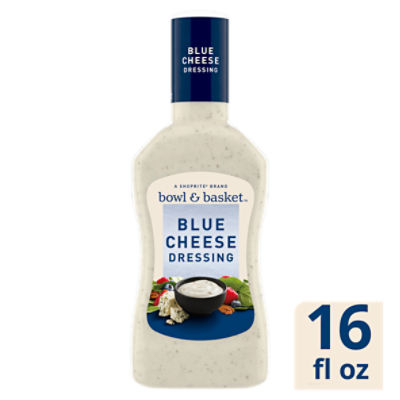 Bowl & Basket Blue Cheese Dressing, 16 fl oz, 16 Fluid ounce