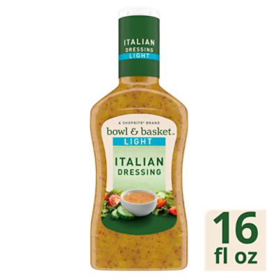 Bowl & Basket Light Italian Dressing, 16 fl oz, 16 Fluid ounce