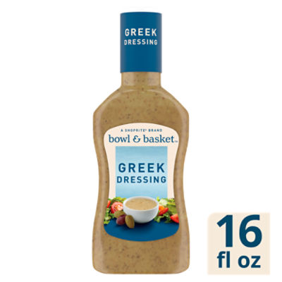 Kraft Greek Vinaigrette Salad Dressing, 16 oz Bottle