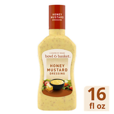 Bowl & Basket Honey Mustard Dressing, 16 fl oz, 16 Fluid ounce