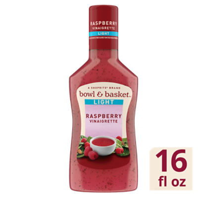Bowl & Basket Light Raspberry Vinaigrette, 16 fl oz, 16 Fluid ounce