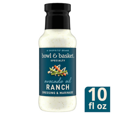 Dressing & Marinade Made with Avocado Oil, Vegan Ranch, 8 fl oz