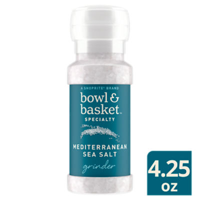 Bowl & Basket Specialty Grinder Mediterranean Sea Salt, 4.25 oz
