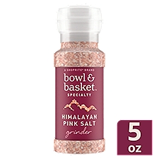 Bowl & Basket Specialty Grinder Himalayan Pink Salt, 5 oz, 5 Ounce