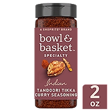 Bowl & Basket Specialty Indian Tandoori Tikka Curry Seasoning, 2 oz