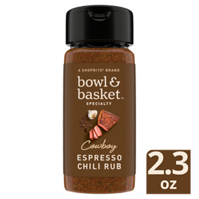 Bowl & Basket Specialty Cowboy Espresso Chilli Rub, 2.3 oz