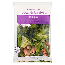 Bowl & Basket Stir Fry, Broccoli Floret, Baby Carrot & Snow Pea, 12 Ounce