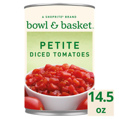 Bowl & Basket Petite Diced Tomatoes, 14.5 oz, 14.5 Ounce